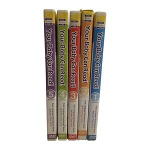 Your Baby Can Read! - Volume 1 - 5 (DVD, BRAND) Robert Titzer Early Language